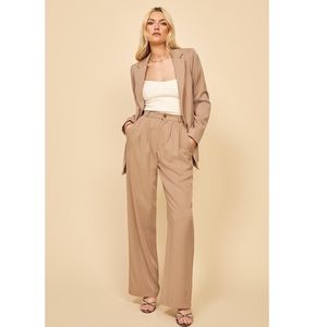 Reformation Mason Pant in khaki size 4